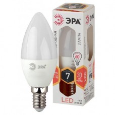 Лампа LED СТАНДАРТ E14-B35-7Вт-827 свеча,теплый