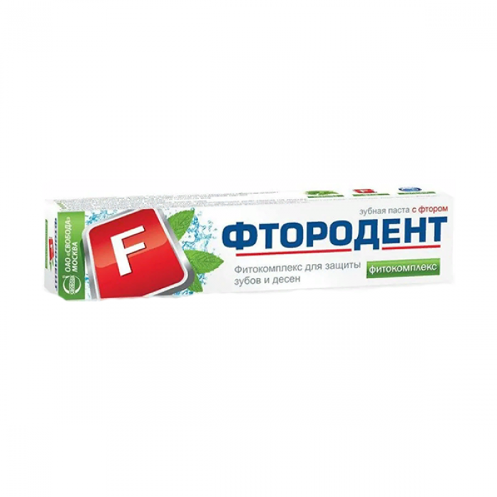 Зубная паста ФТОРОДЕНТ Фитокомплекс 62мл