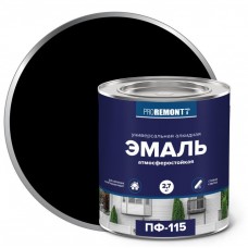 Эмаль ПФ-115 ПРОРЕМОНТ черный 2,7кг