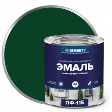 Эмаль ПФ-115 ПРОРЕМОНТ зелёный 2,7кг