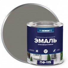 Эмаль ПФ-115 ПРОРЕМОНТ серый 2,7кг