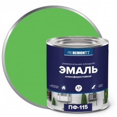 Эмаль ПФ-115 ПРОРЕМОНТ салатовый 2,7кг