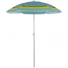 Зонт пляжный ЭКОС BU-61 d=130см складная штанга h=170см