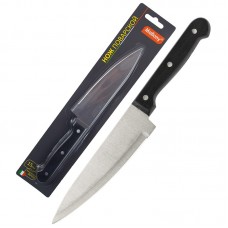 Нож МЭЛЛОНИ MAL-01B-1 поварской 15см бакелитовая ручка