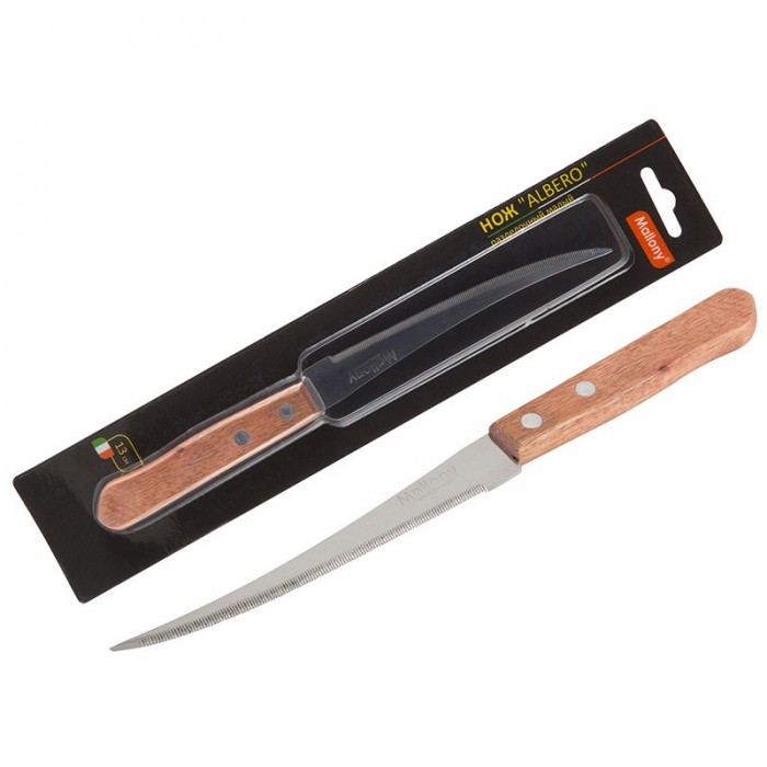Нож МЭЛЛОНИ Albero MAL-04AL филейный 13см деревянная рукоятка