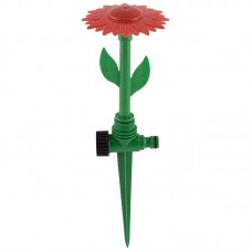 Разбрызгиватель-цветок ПАРК HL2107R на пике,красный
