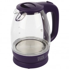 Чайник ХОУМСТАР HS-1012 2,2кВт 1,7л стекло фиолетовый