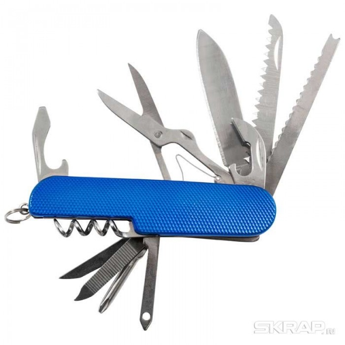 Нож многофункциональный ЭКОС SR082 11в1 синий