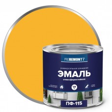 Эмаль ПФ-115 ПРОРЕМОНТ жёлтый 1,9кг