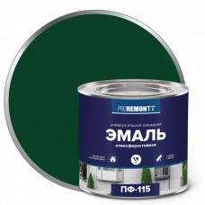 Эмаль ПФ-115 ПРОРЕМОНТ зелёный 1,9кг