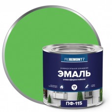 Эмаль ПФ-115 ПРОРЕМОНТ салатовый 1,9кг