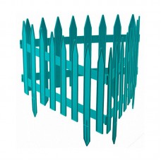 Забор декоративный Gotika h=35см L=1,8м 4секций лазурь