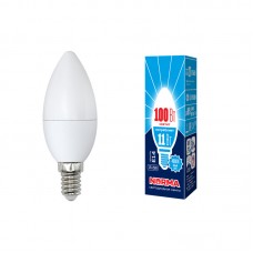 Лампа LED НОРМА E14-С37-11Вт-4000К свеча,нейтральный 