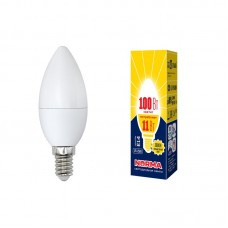 Лампа LED НОРМА E14-С37-11Вт-3000К свеча,теплый