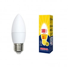 Лампа LED НОРМА E27-С37-11Вт-3000К свеча,теплый