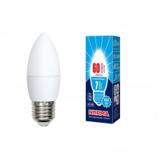 Лампа LED НОРМА E27-С37-7Вт-4000К свеча,нейтральный 