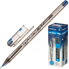 Ручка шариковая синяя ПЕНСАН 0,7мм масляная