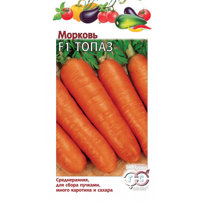 Морковь Топаз F1 Ц/П 0,5г