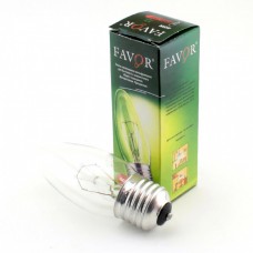 Лампа накаливания ФАВОР E27-ДС-40Вт-230В свеча,индивидуальная упаковка