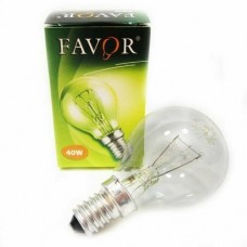 Лампа накаливания ФАВОР E14-ДШ-40Вт-230В шар,индивидуальная упаковка