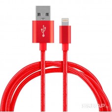 Кабель ЭНЕРДЖИ ET-26 USB / Lightning красный