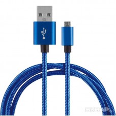 Кабель ЭНЕРДЖИ ET-27 USB / MicroUSB синий