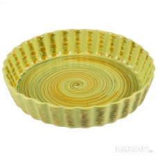 Форма для пирога Витаминка круглая керамика 2,5л