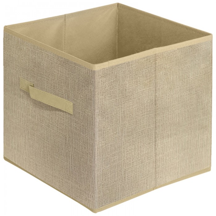 Коробка для хранения ЛЕОНОРД текстиль 30х30х30см