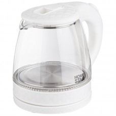 Чайник ХОУМСТАР HS-1053 2,3л стекло пластик белый