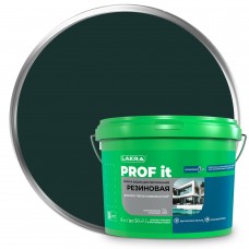 Краска резиновая для всех типов поверхностей ЛАКРА PROF IT зеленый RAL6005 6кг